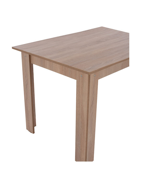 Kelvin Table Kitchen Wooden Sonama Oak 140x80x77cm