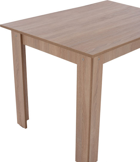 Kelvin Τραπέζι Κουζίνας Ξύλινο Sonama Oak 140x80x77εκ.