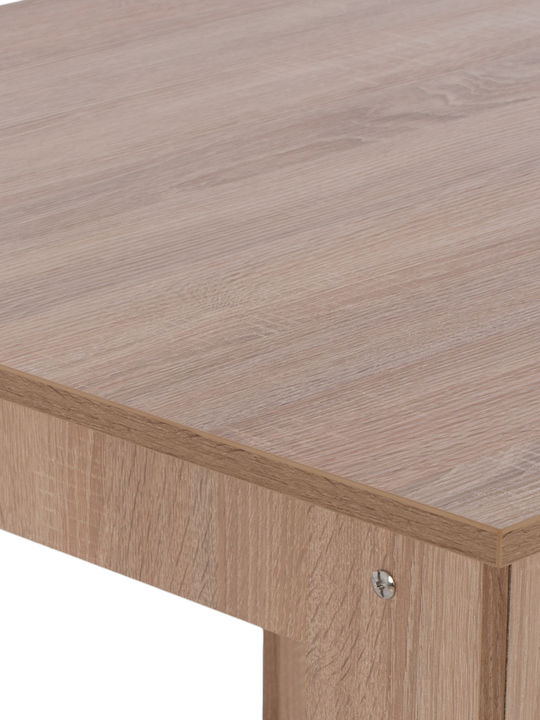 Kelvin Table Kitchen Wooden Sonama Oak 140x80x77cm