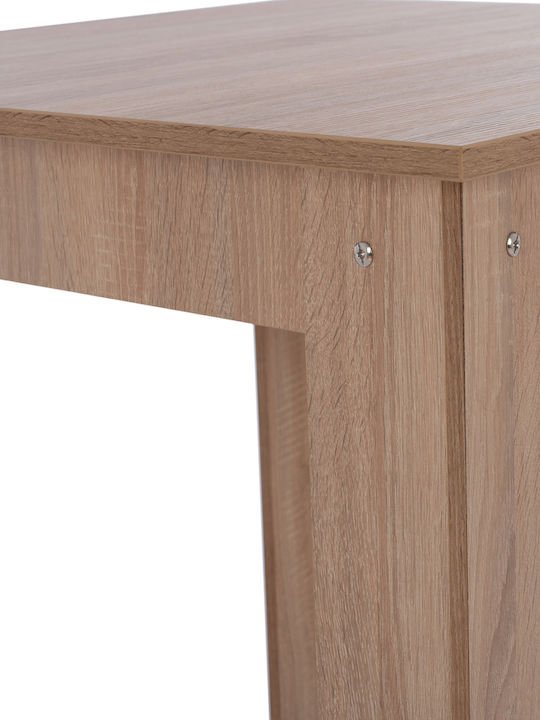 Kelvin Table Kitchen Wooden Sonama Oak 140x80x77cm