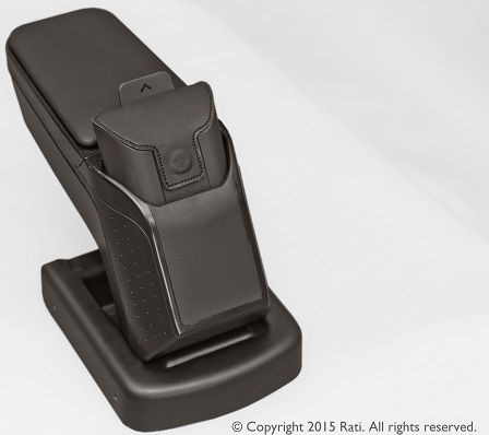 Rati Armster Car Armrest for Chevrolet Niva 2013+ Black