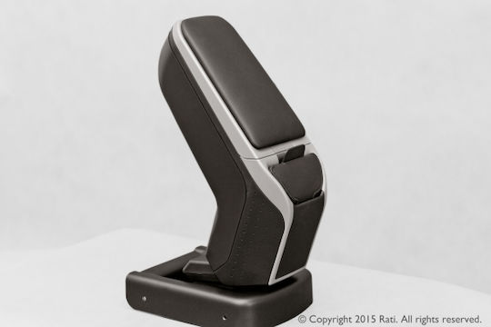 Rati Armster Auto Armlehnenkonsole Kompatibel mit Silber Farbe