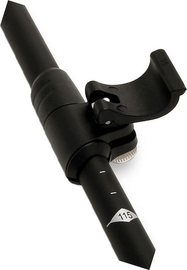 AlpinPro Pair of Telescopic Aluminum Fast Lock Trekking Poles with 3 Sections Pathfinder Black 285gr