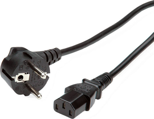 Roline Schuko - IEC C13 Cable 2m Μαύρο 19.08.1018-50