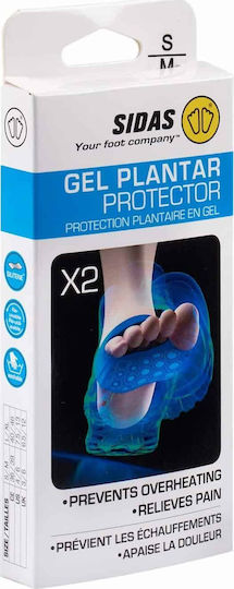 Sidas Gel Plantar Protector X2 Schienbeinschoner Erwachsene Blau