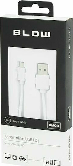 Blow Regulär USB 2.0 auf Micro-USB-Kabel Weiß 1m (DM-66-070) 1Stück
