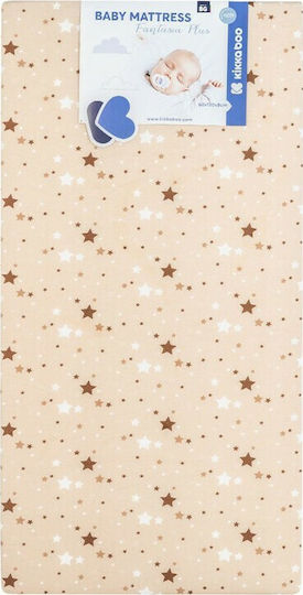 Kikka Boo Crib Mattress Fantasia Plus Stars Beige 60x120x8cm