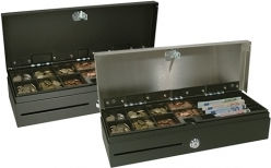 APG 3600 Cash Drawer with 8 Coin Slots and 4 Slots for Bills 44.6x15.2x8.9cm