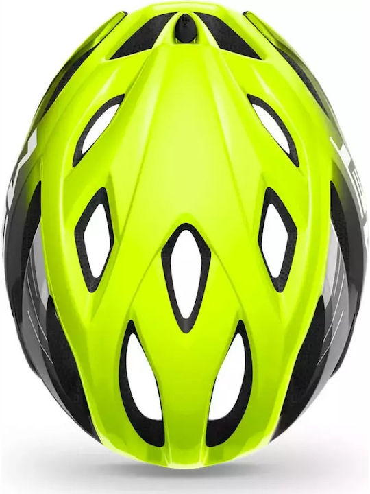 MET Idolo Bicycle Helmet Road / Mountain with LED Light Yellow
