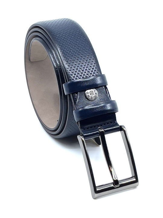 BELT BLUE P.U. ARTIFICIAL LEATHER 204