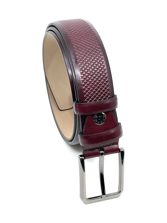 BELT BORDEAUX P.U. ARTIFICIAL LEATHER 2028/P.U.LEATHER BORDEAUX