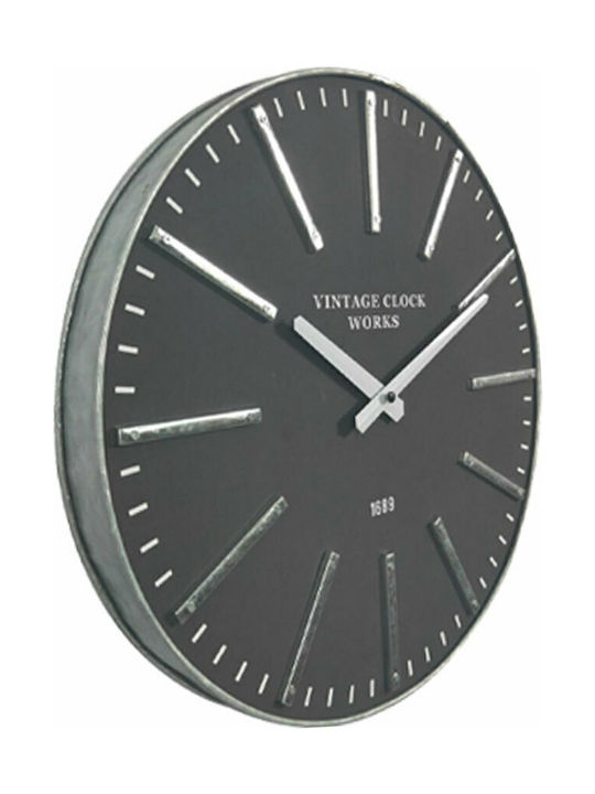 InTheBox Flek Wanduhr Hölzernes Black White Ø40cm