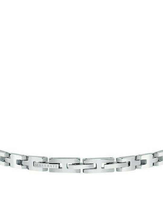 Maserati Men's Bracelet Made of Stainless Steel 22cm