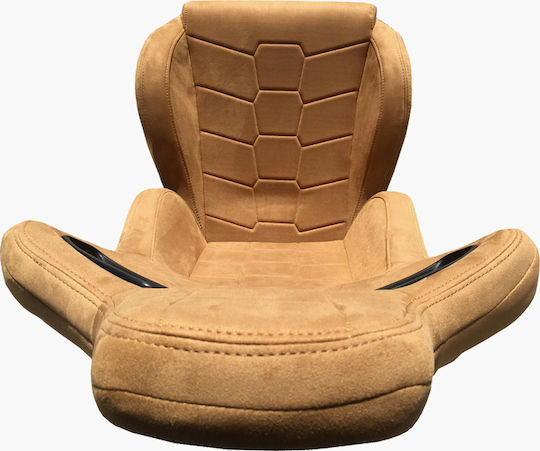 Carner Set de scaune auto Scaun auto Scaune tip găleată R8 din catifea Alcantara bej, set de 2 bucăți Bej