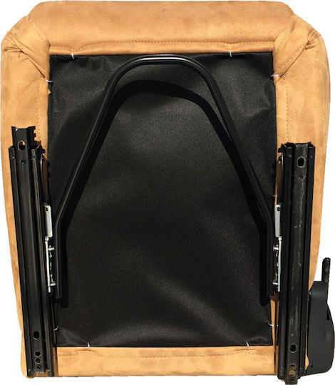 Carner Set de scaune auto Scaun auto Scaune tip găleată R8 din catifea Alcantara bej, set de 2 bucăți Bej