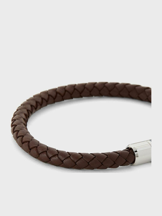 Tommy Hilfiger Men's Leather Bracelet 21.5cm