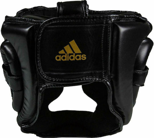 adidas Speed Adult Full Face Boxing Headgear Synthetic Leather Black