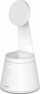 Belkin Magnetic Phone Mount Mobile Phone Stand with Face Detection in White Colour