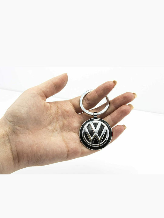 Troika Μπρελόκ Πορτοφόλι Volkswagen Μεταλλικό Μαύρο