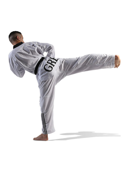 adidas Fighter III Stripes Taekwondo Dobok Adults/Kids White
