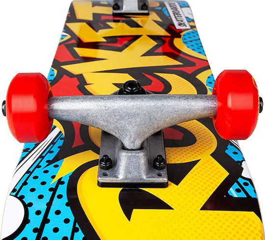Rocket Skateboards Complete Skateboard Popart Mini 7.5" Komplett Kurzboard Mehrfarbig
