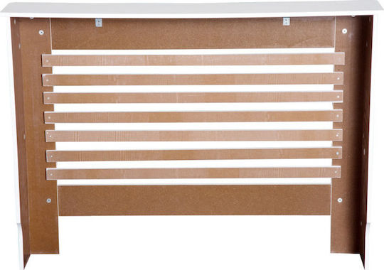 HomCom Κάλυμμα Καλοριφέρ από MDF Λευκό 112x19x81cm