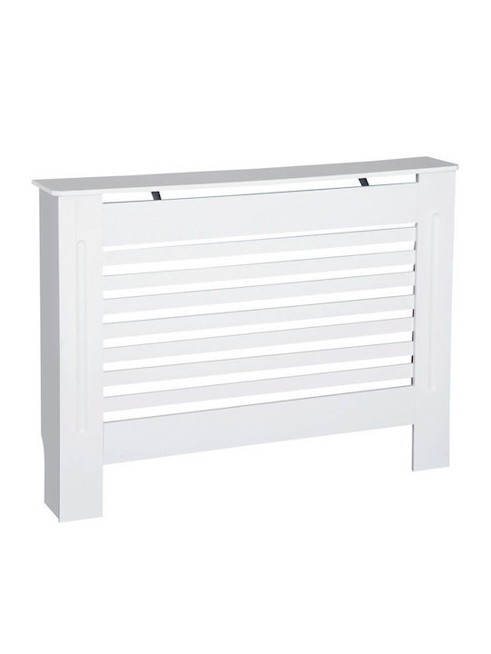 HomCom Heizkörperabdeckung aus MDF Weiß 112x19x81cm