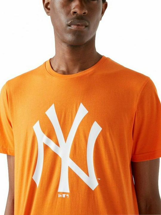 New Era MLB New York Yankees Seasonal Team Herren T-Shirt Kurzarm Orange