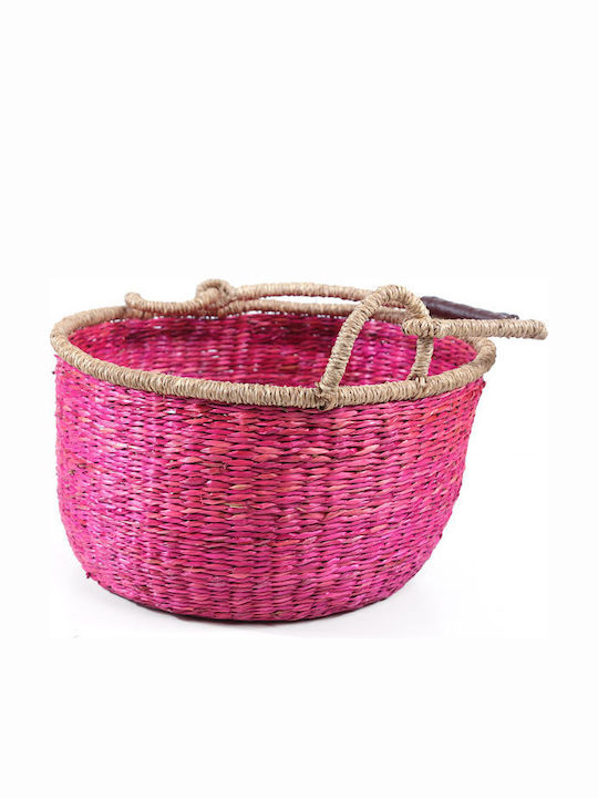 Soulworks Set dekorative Körbe mit Griffen Pink 5Stück