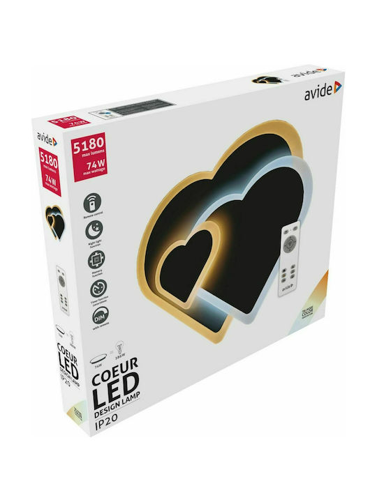 Avide ADO3S-74W-COE-2.4G Ceiling Mount Light 55cm with Integrated LED