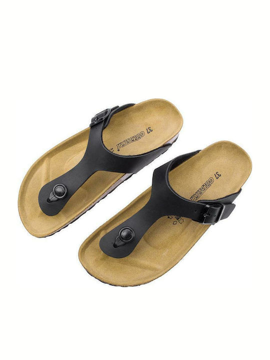 GS1830 Γυναικεία Σανδάλια Total Black