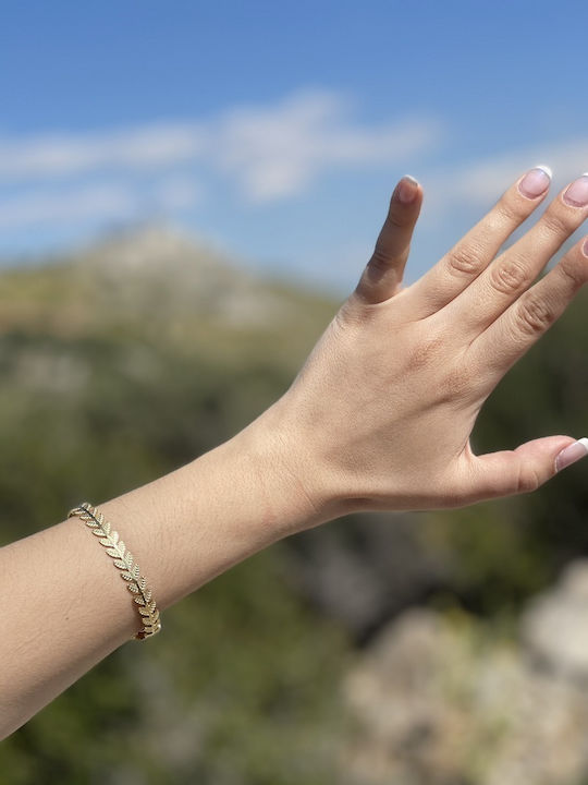 Anc Bracelet Επιχρυσωμένο Από Ατσάλι