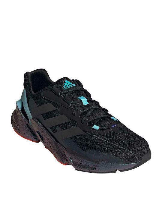 X9000L4 Men's Running Sport Shoes Core Black / Pulse Aqua