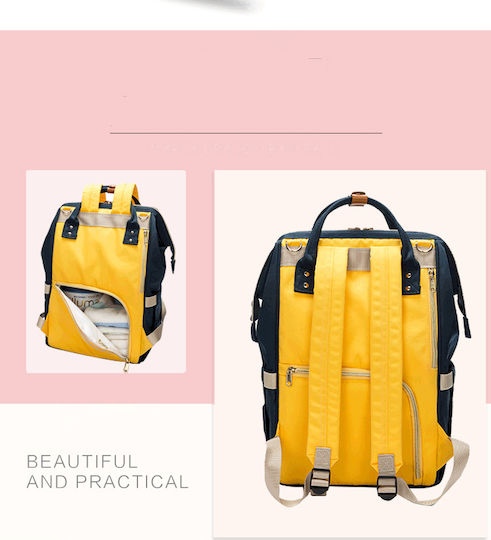 Diaper Bag Doko Blue - Beige 42x21x42cm.