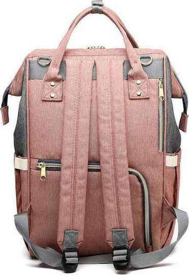 Lequeen Diaper Bag Pink - Grey
