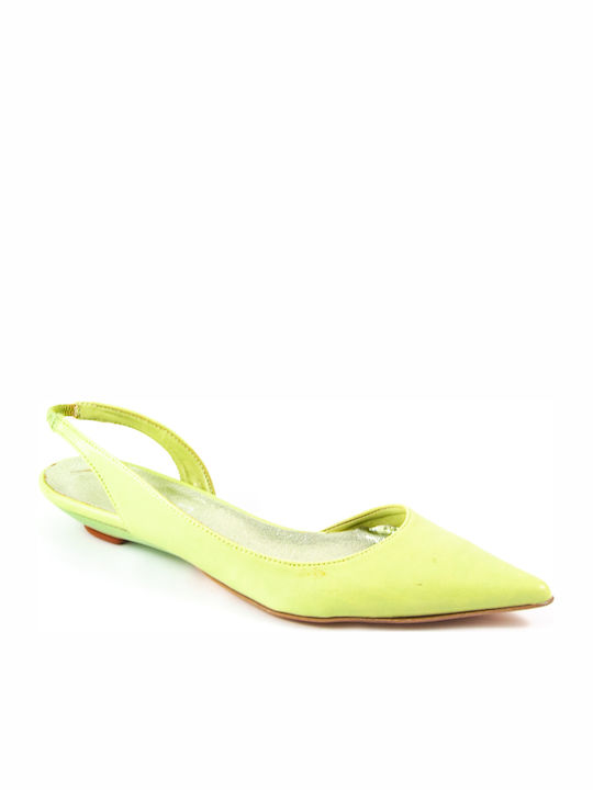 Sante Damen Ballerinas Slingback in Grün Farbe