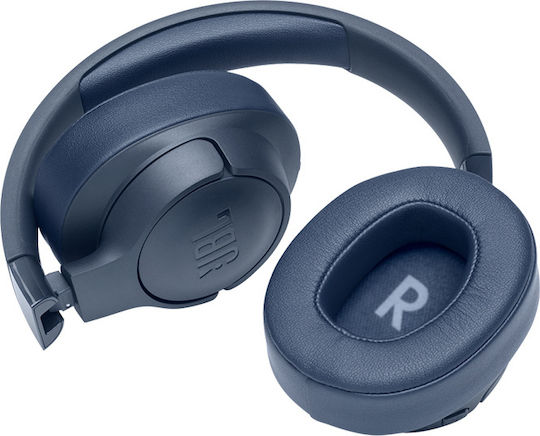 JBL Tune 710BT Fără fir Bluetooth Over Ear Căști cu 50 ore de Funcționare Albastre