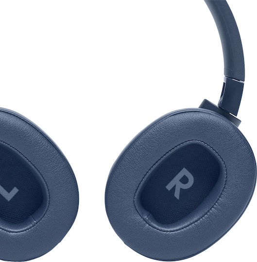 JBL Tune 710BT Fără fir Bluetooth Over Ear Căști cu 50 ore de Funcționare Albastre