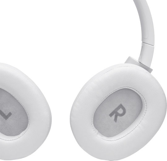 JBL Tune 760NC Wireless / Wired Over Ear Headphones with 35 Playing Time and Fast Charging White