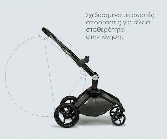 Hot Mom F22 Ρυθμιζόμενο Καρότσι 2 σε 1 Kατάλληλο για Nεογέννητο Καφέ 18.5kg