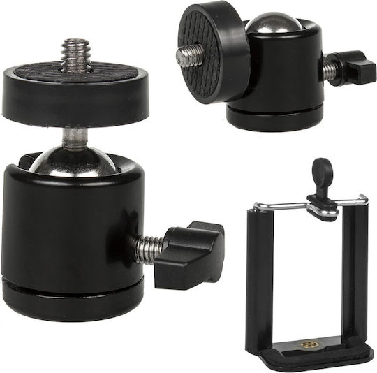 Maclean Energy Ring Light 25cm 3000 - 6500K with Floor Tripod and Mobile Phone Holder