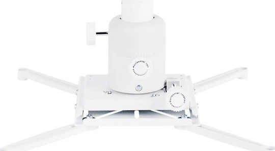Multibrackets Βάση Projector Οροφής με Μέγιστο Φορτίο 10kg Λευκή