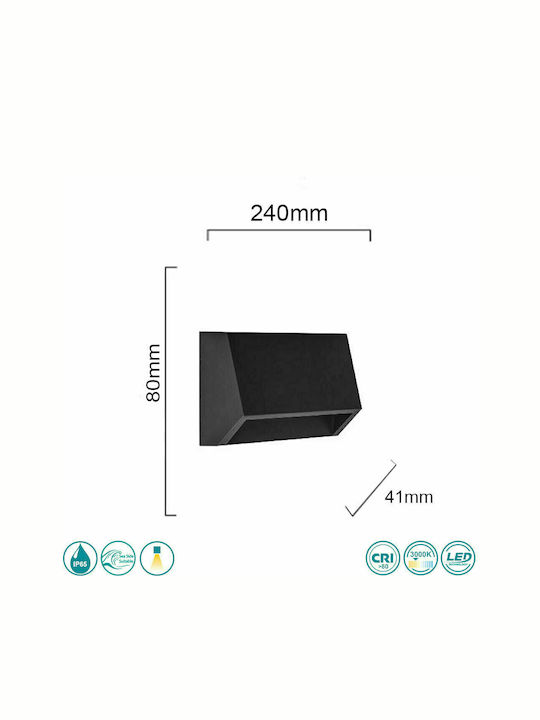 Fan Europe Janet Wall-Mounted Outdoor Ceiling Light IP65