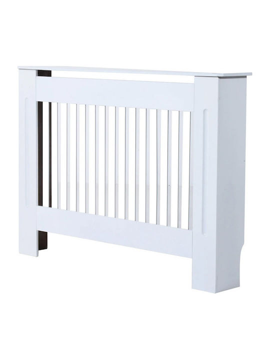 HomCom Radiator Cover From MDF White 81x19x112cm