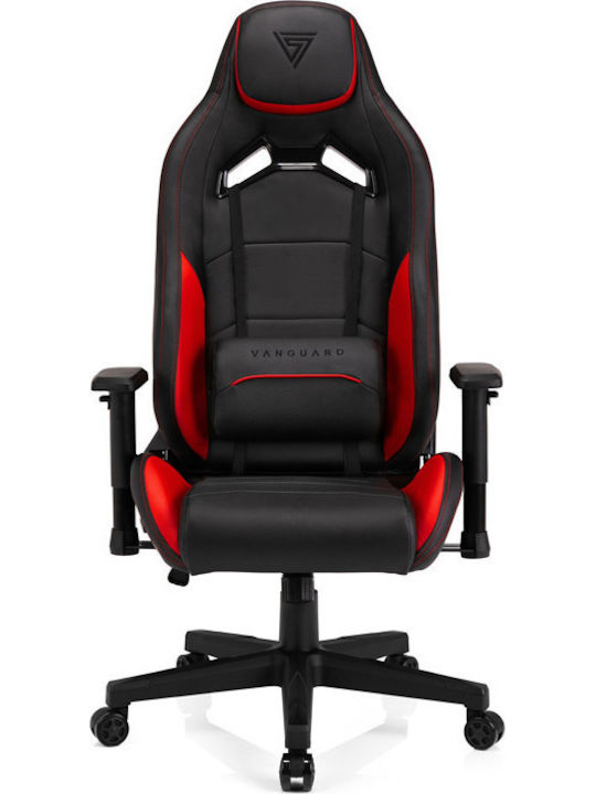 SENSE7 Vanguard Καρέκλα Gaming Δερματίνης με Ρυθμιζόμενα Μπράτσα Κόκκινη