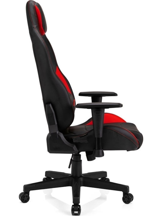 SENSE7 Vanguard Καρέκλα Gaming Δερματίνης με Ρυθμιζόμενα Μπράτσα Κόκκινη