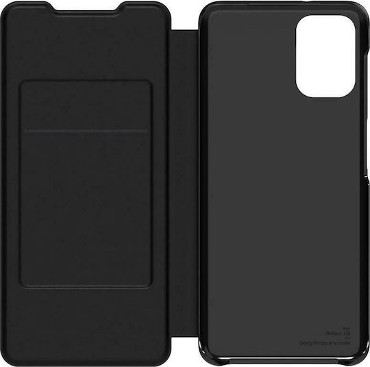 Samsung Brieftasche Synthetisches Leder Schwarz (Galaxy A02s)