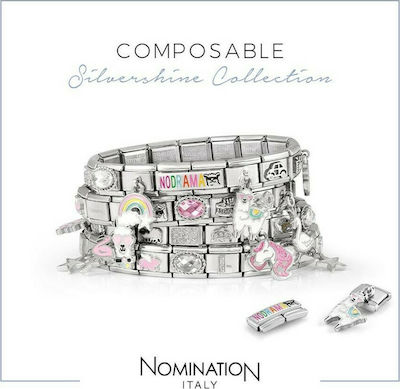 Nomination Composable Classic Metallisch Durchzieh-Motiv für Schmuck in Form Blume