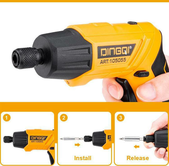Dingqi DingQi Κατσαβίδι Μπαταρίας 3.6V 1x1.5Ah