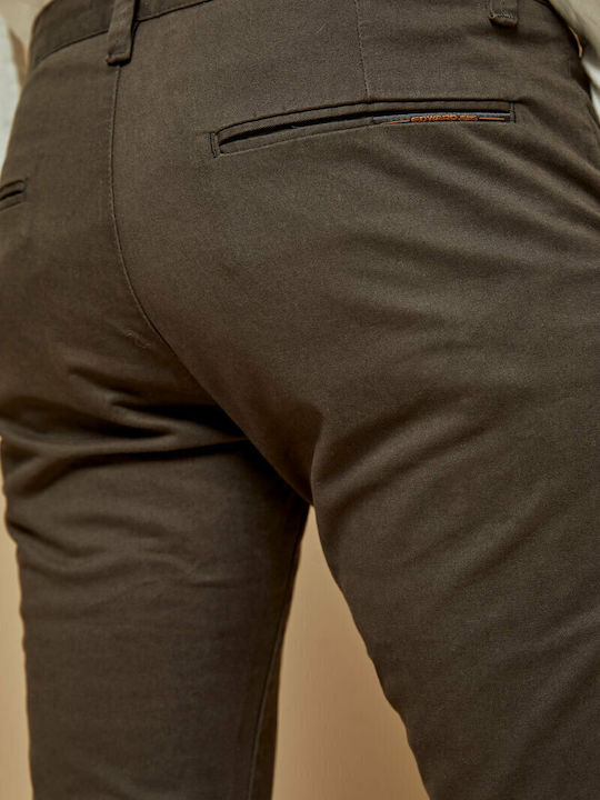 Nasir MP-N-PNT-W20-016 Men's Elastic Chino Trousers Khaki
